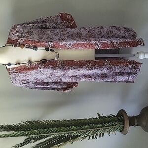 Maurices multicolored floral print open front kimono NWT